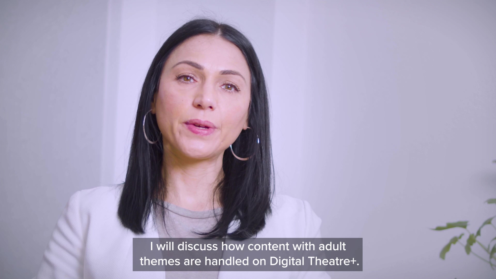 How does Digital Theatre+ approach content with adult themes?